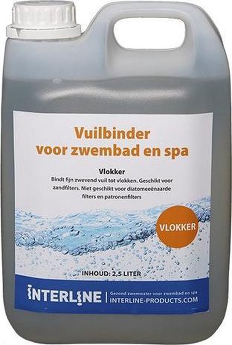   Vlokkingsmiddel 2.5 Liter | zwembad zuivering | spa | buitenzwembad